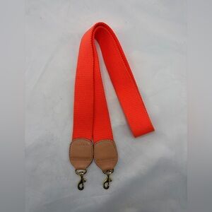 Crossbody Bag Strap in Bright Coral Red